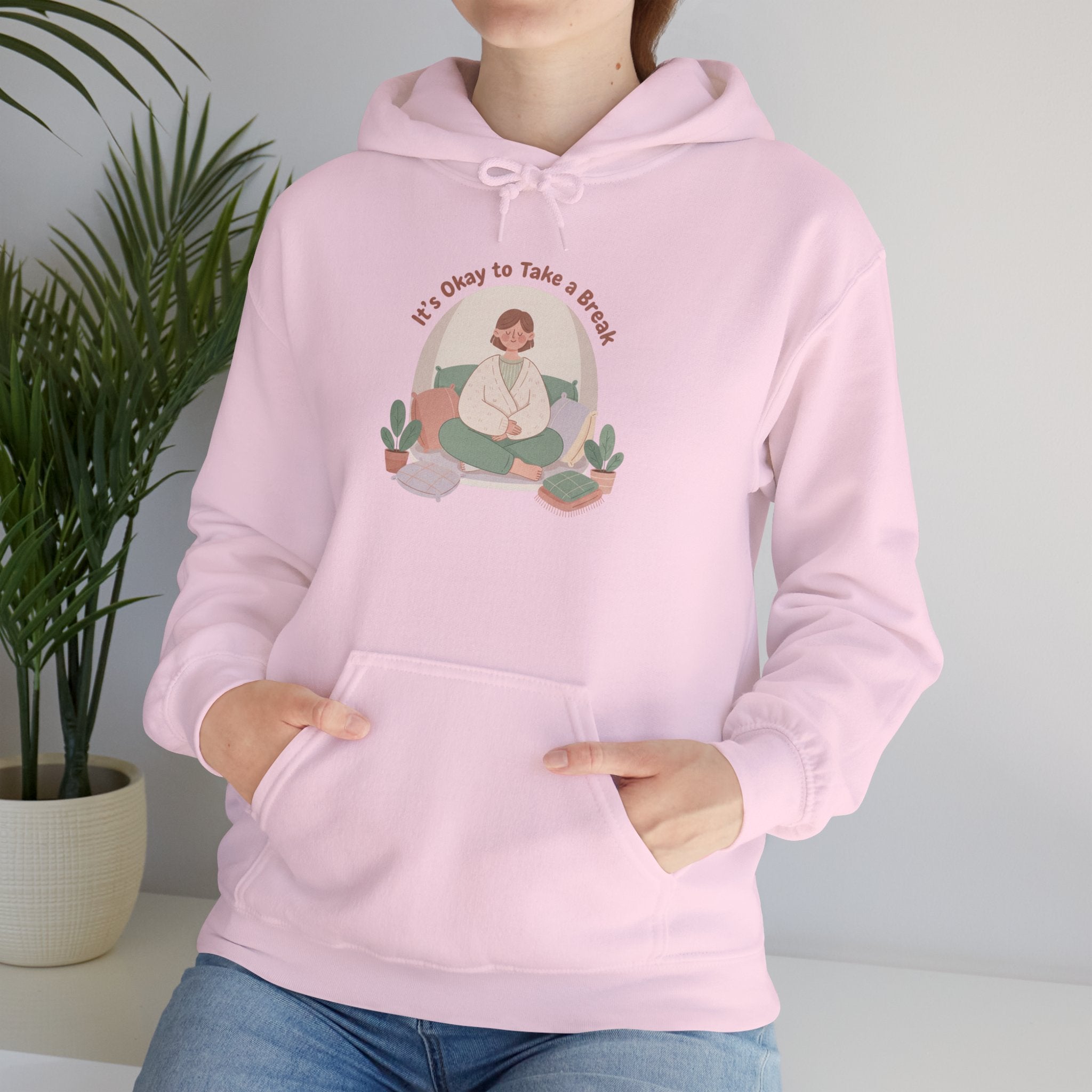 careful with me hoodie | burnout & mental health, self care sweatshirt