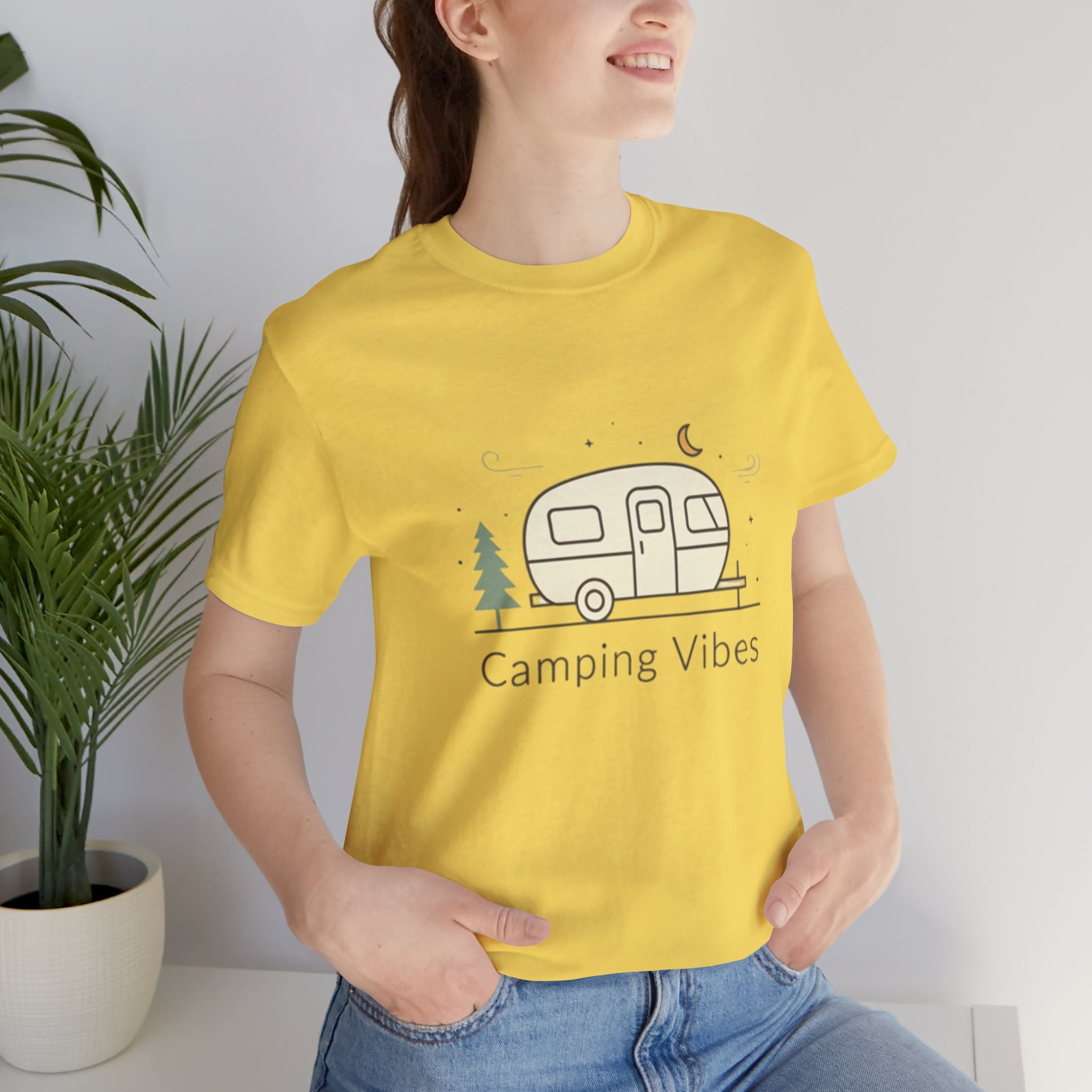 Camping Vibes T-Shirt — Retro Camper Graphic Tee