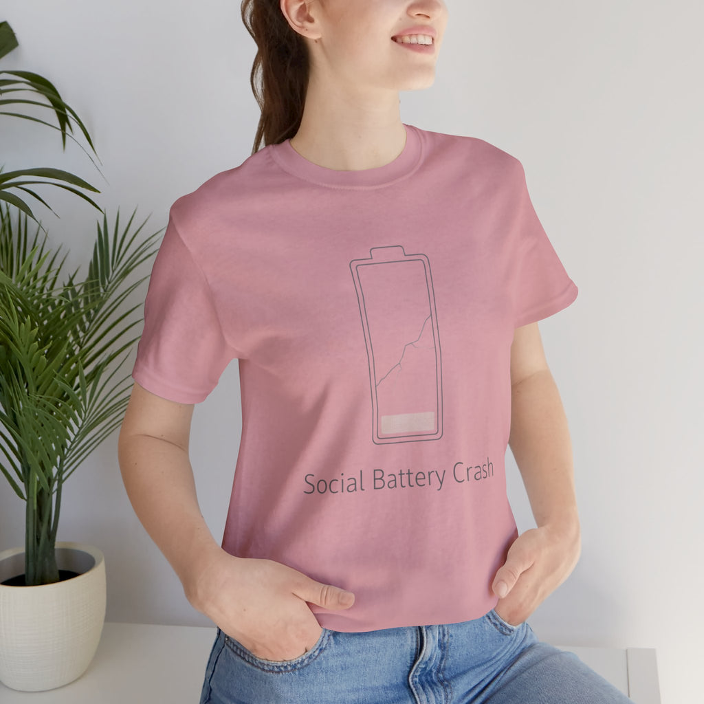 Social Battery Crash Tee