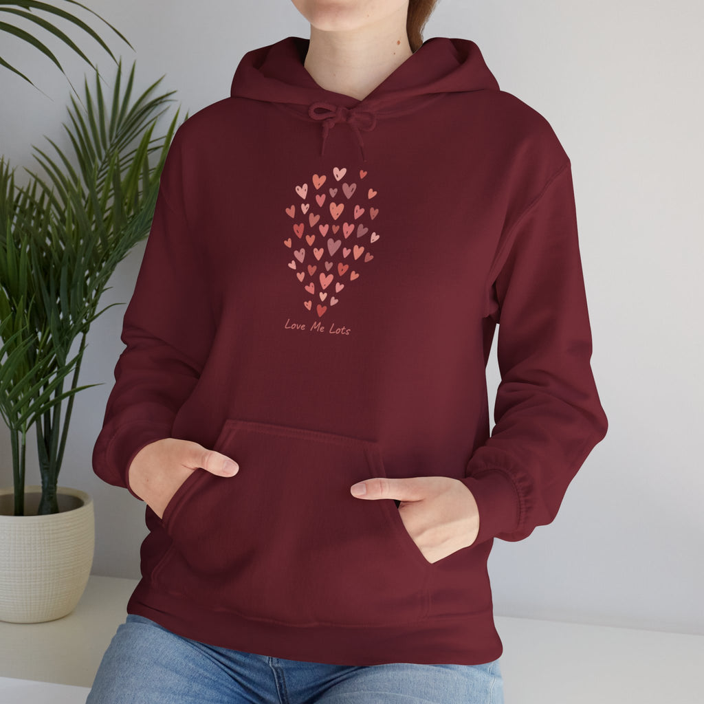 Love Me Lots Tiny Heart Cluster Hoodie