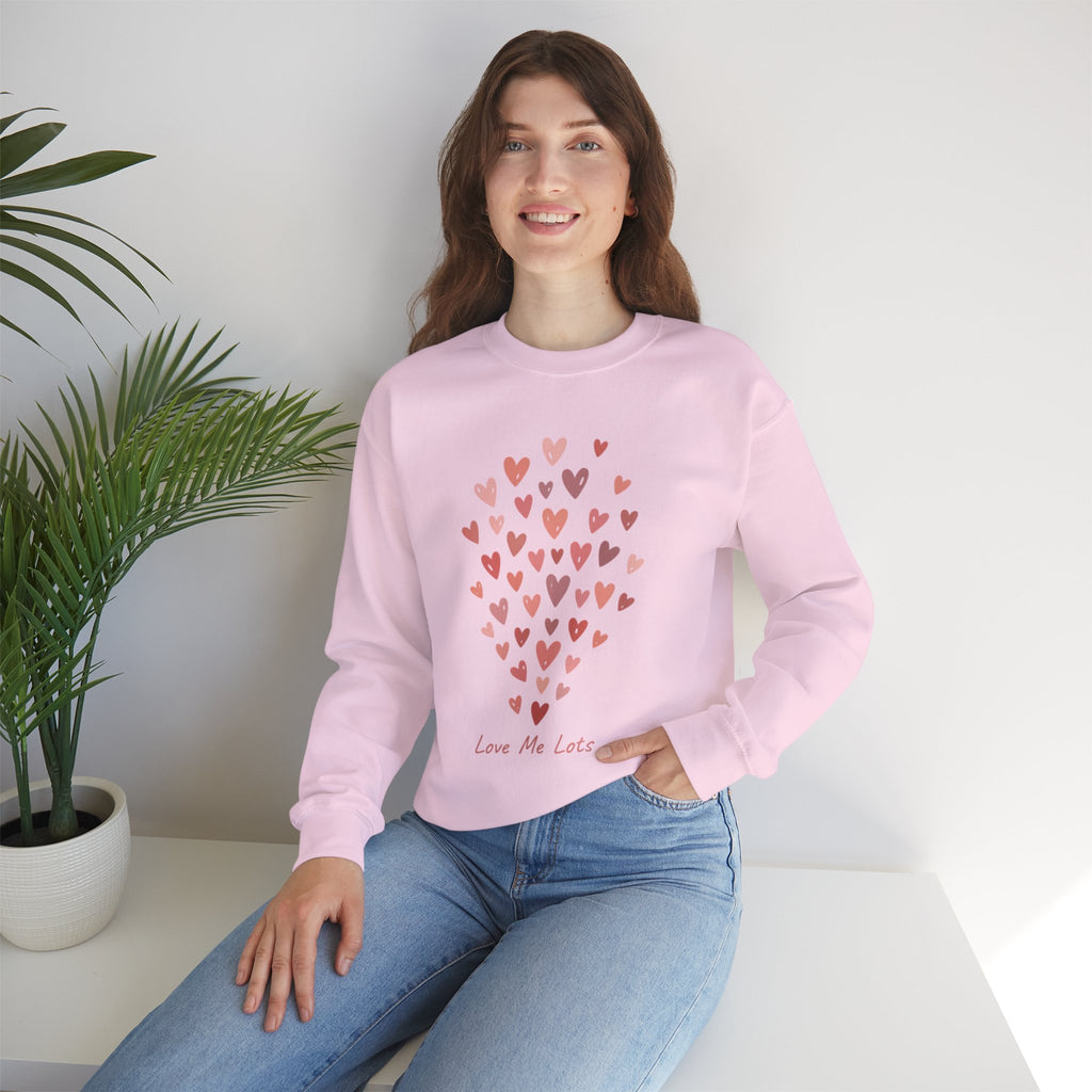 Love Me Lots Tiny Heart Cluster Sweatshirt