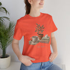 Gouache Still Life with Mugs & Books Safe Space T-Shirt