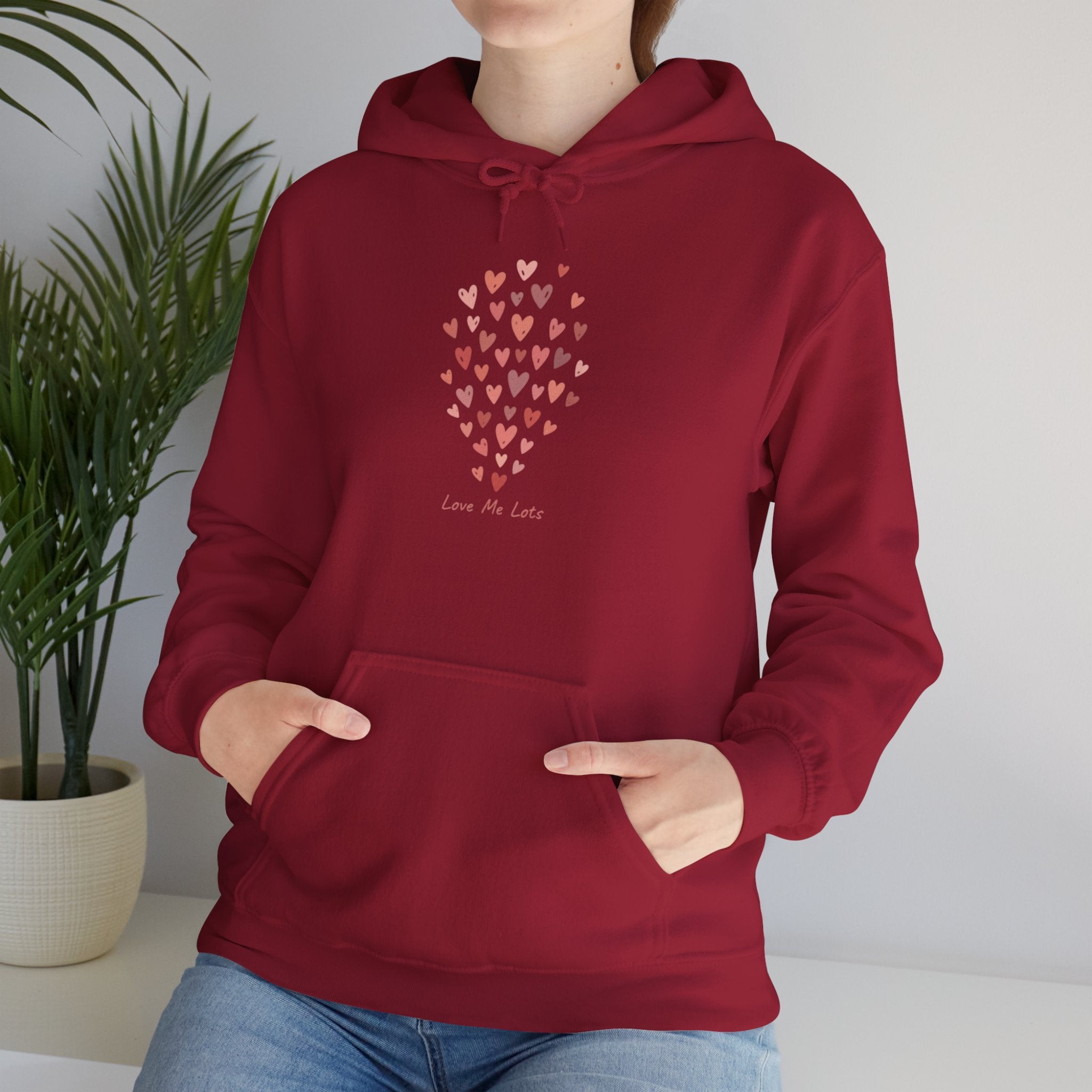 Love Me Lots Tiny Heart Cluster Hoodie