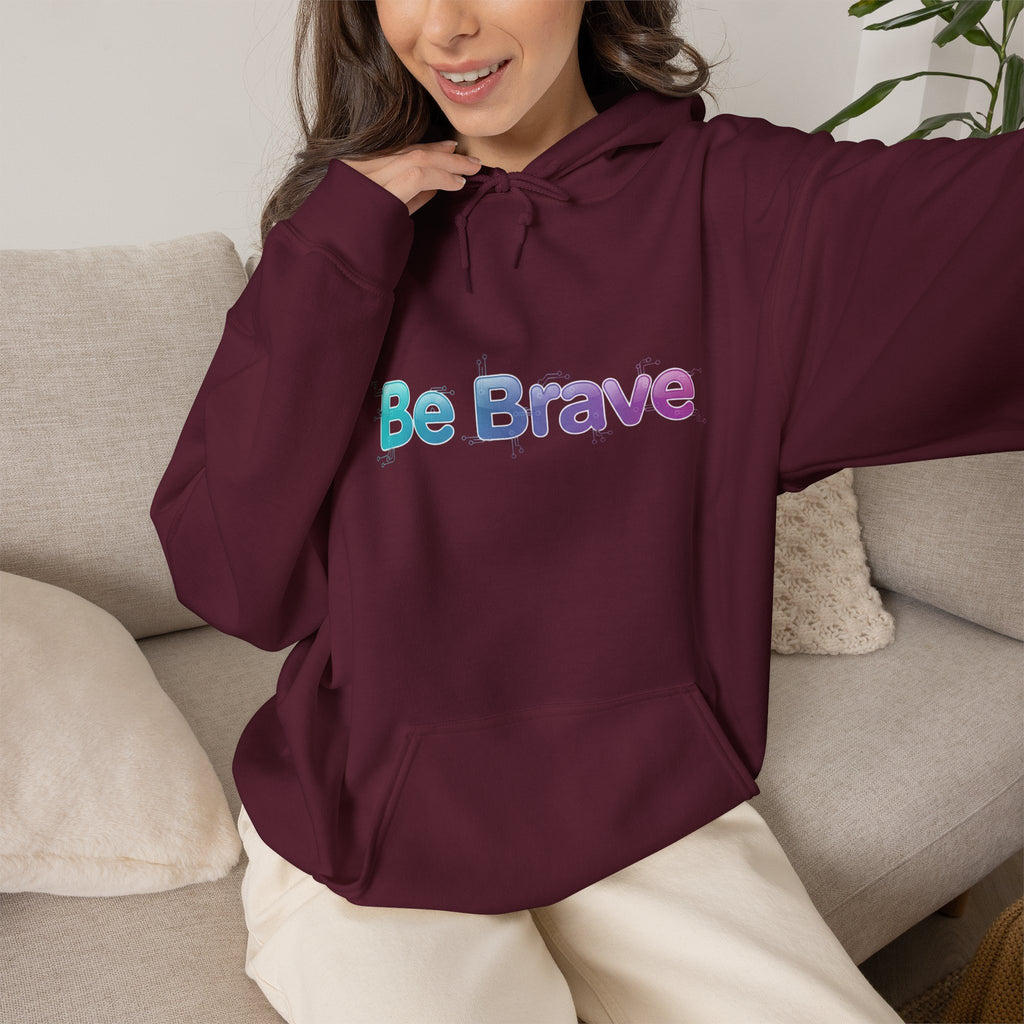 Be Brave Gradient Hoodie