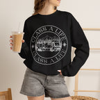 "Class A Life" RV Camper Graphic Crewneck Sweatshirt