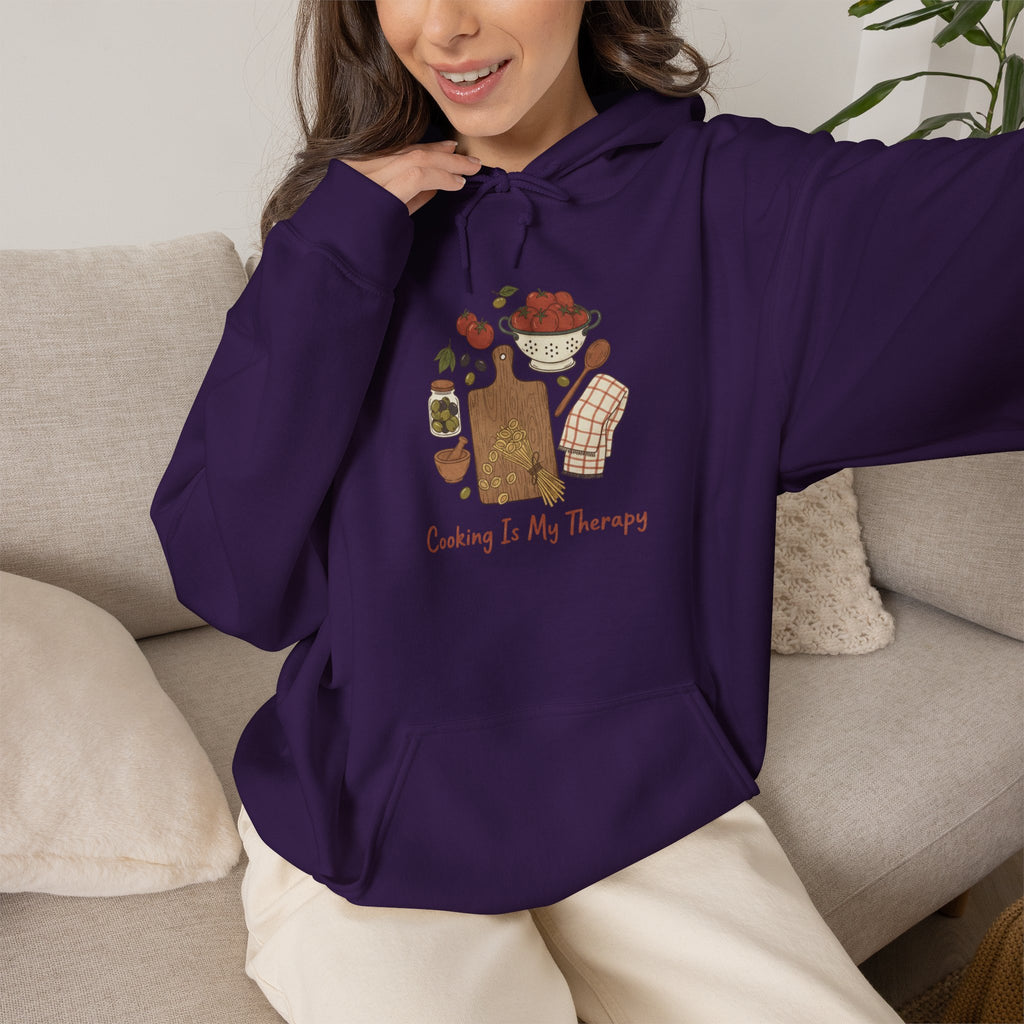 Cooking Is My Therapy Hoodie