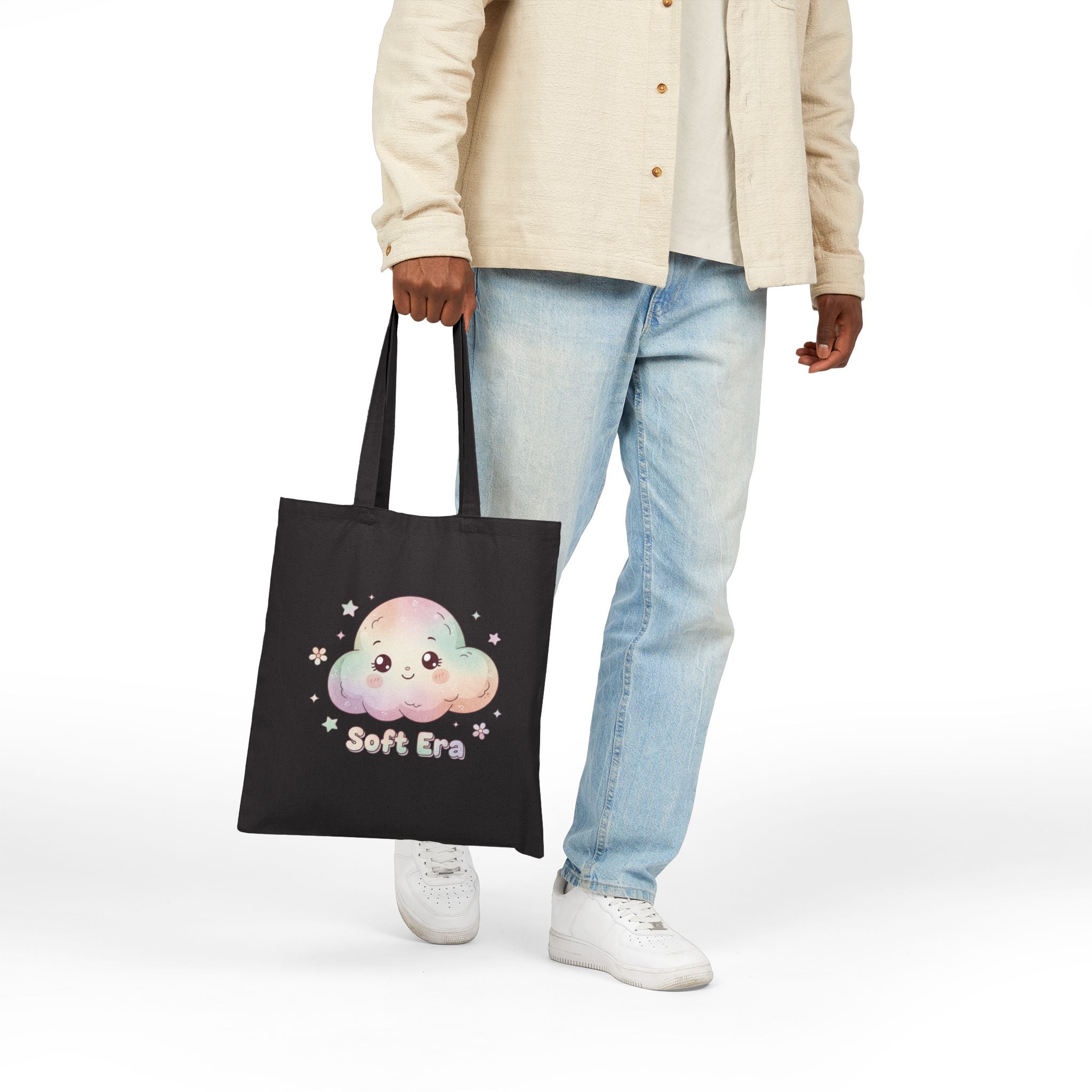 gentle cloud illustration Tote | Wholesome Surrealism, pastel kawaii design