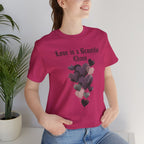 distressed grunge heart tee | Love Is A Beautiful Chaos shirt