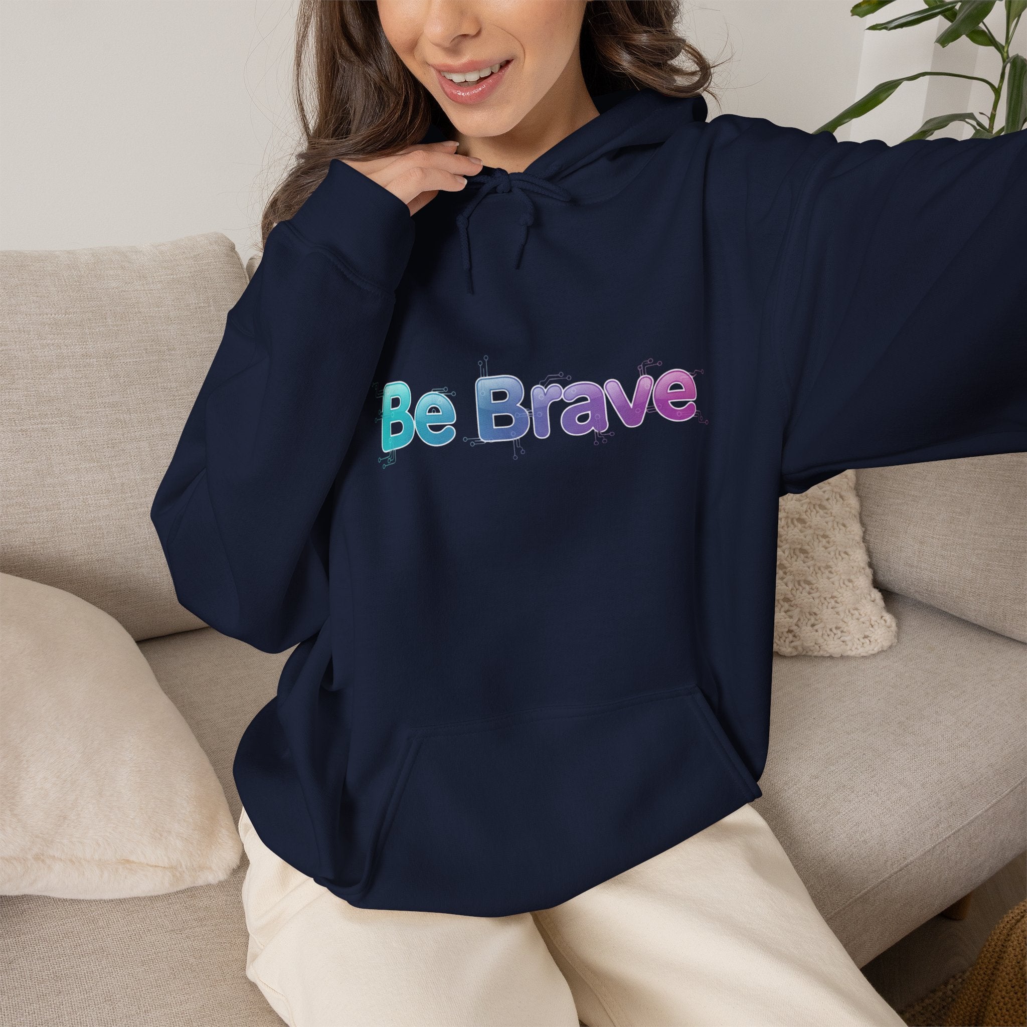 Be Brave Gradient Hoodie