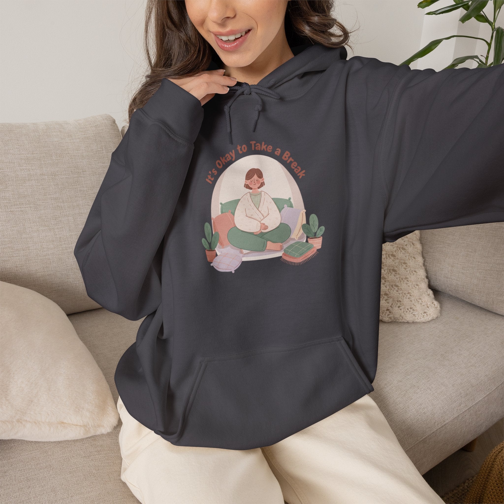 'It's Okay to Take a Break' Comfort Sweatshirt