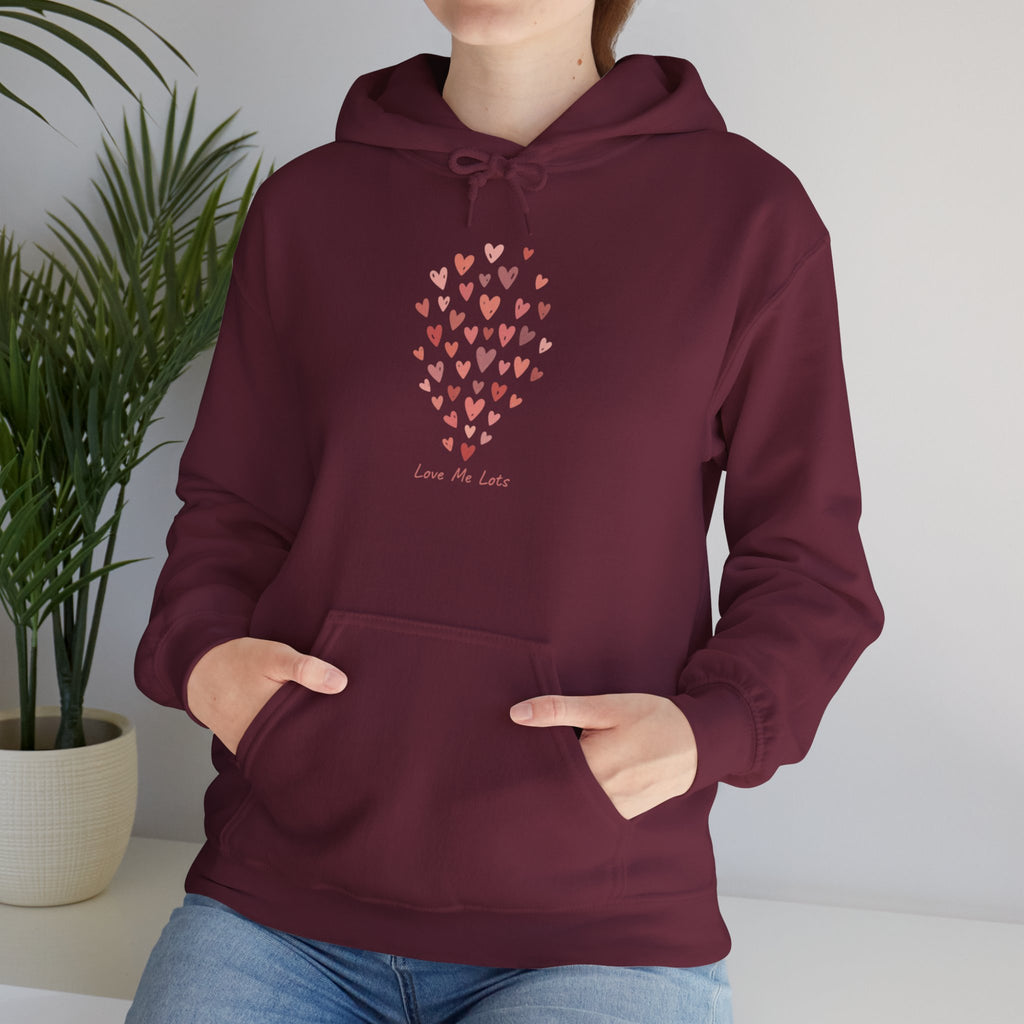 Love Me Lots Tiny Heart Cluster Hoodie