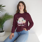 Soft Era Cloud Crewneck Sweatshirt | wholesome surrealism, pastel kawaii