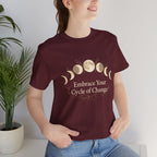 Moon Phase Ritual Tee | celestial wellness, lunar cycle