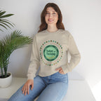 Sober & Thriving Badge Sweatshirt | dry January, sober curious