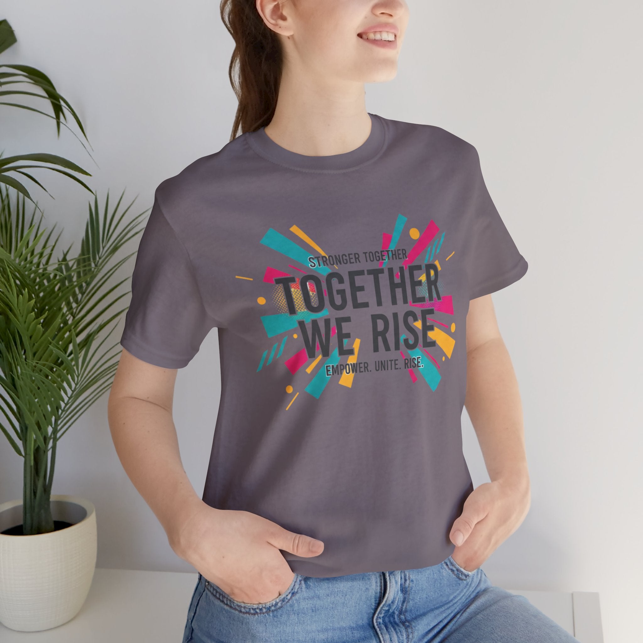 Together We Rise Tee | feminist shirt, empowerment quote