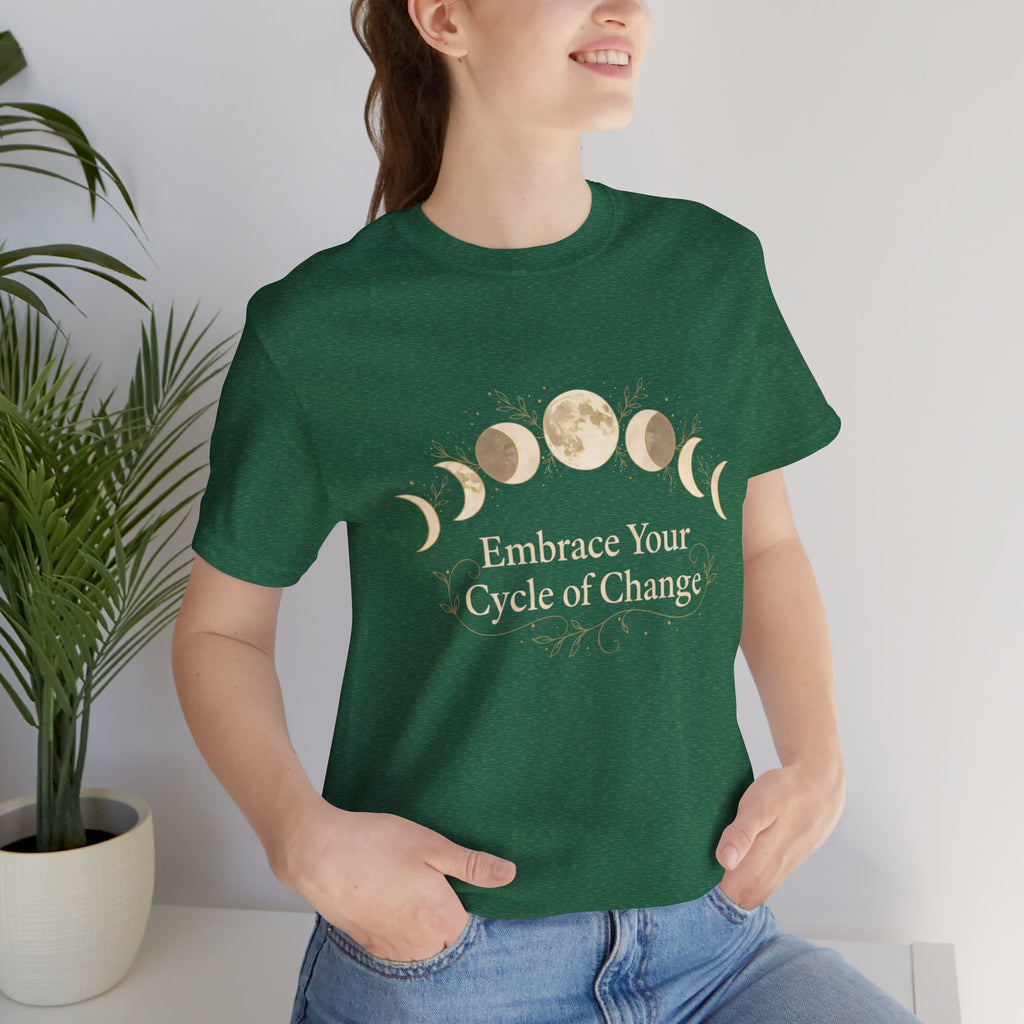 Moon Phase Ritual Tee | celestial wellness, lunar cycle