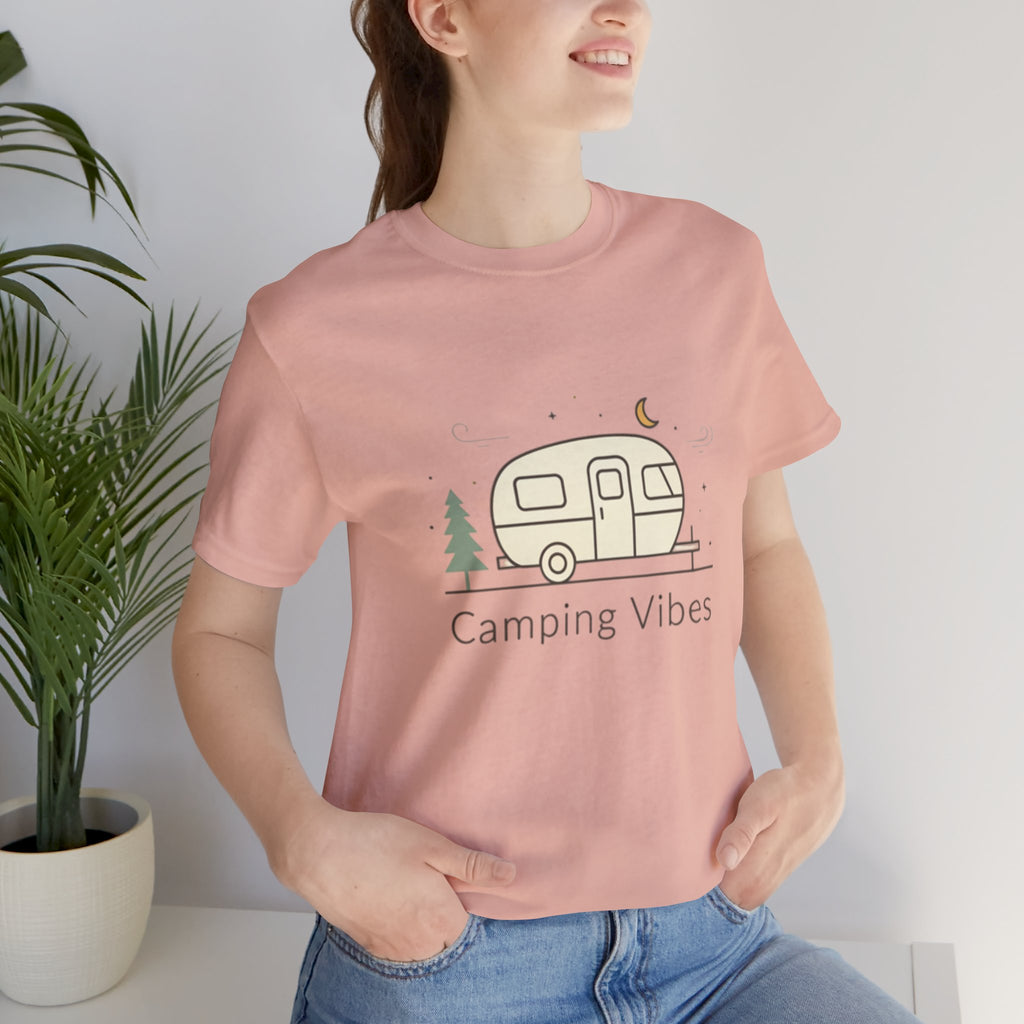 Camping Vibes T-Shirt — Retro Camper Graphic Tee