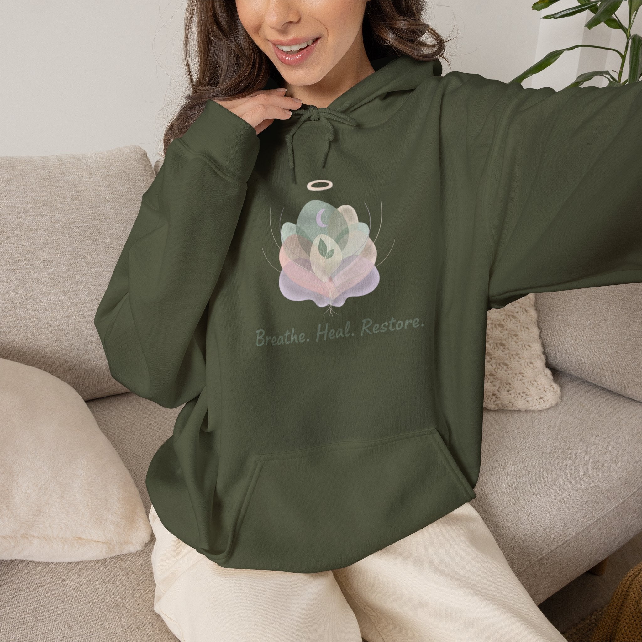 Breath. Heal. Restore. Hoodie
