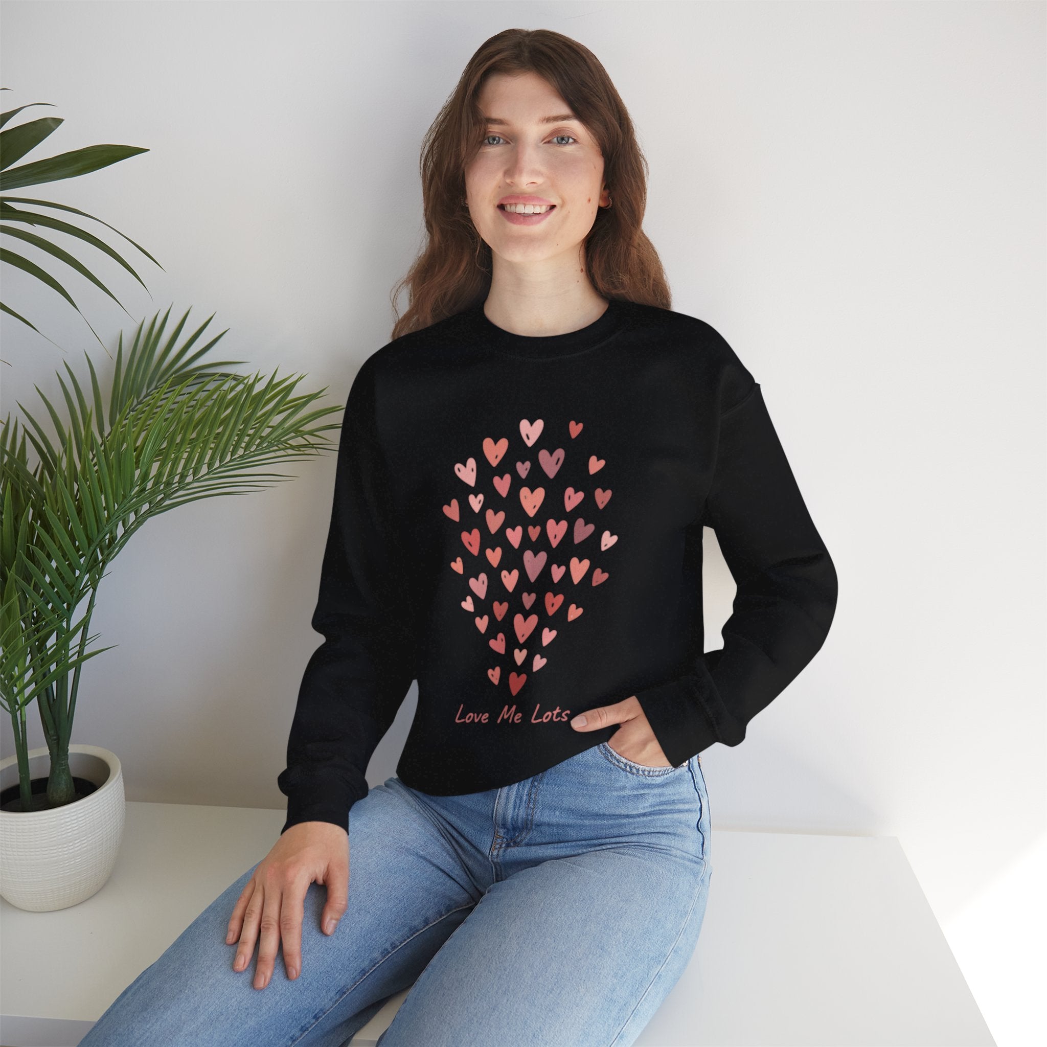 Love Me Lots Tiny Heart Cluster Sweatshirt