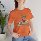 Gouache Still Life with Mugs & Books Safe Space T-Shirt