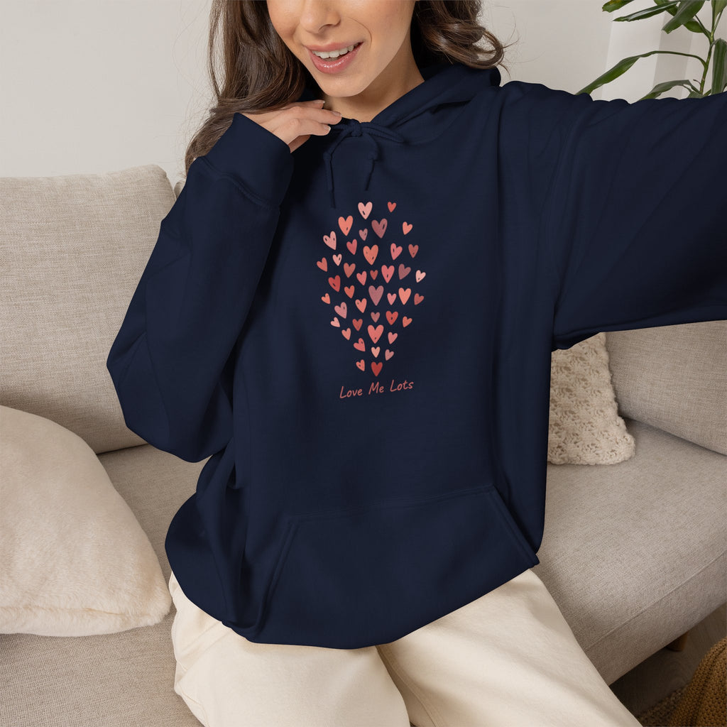 Love Me Lots Tiny Heart Cluster Hoodie