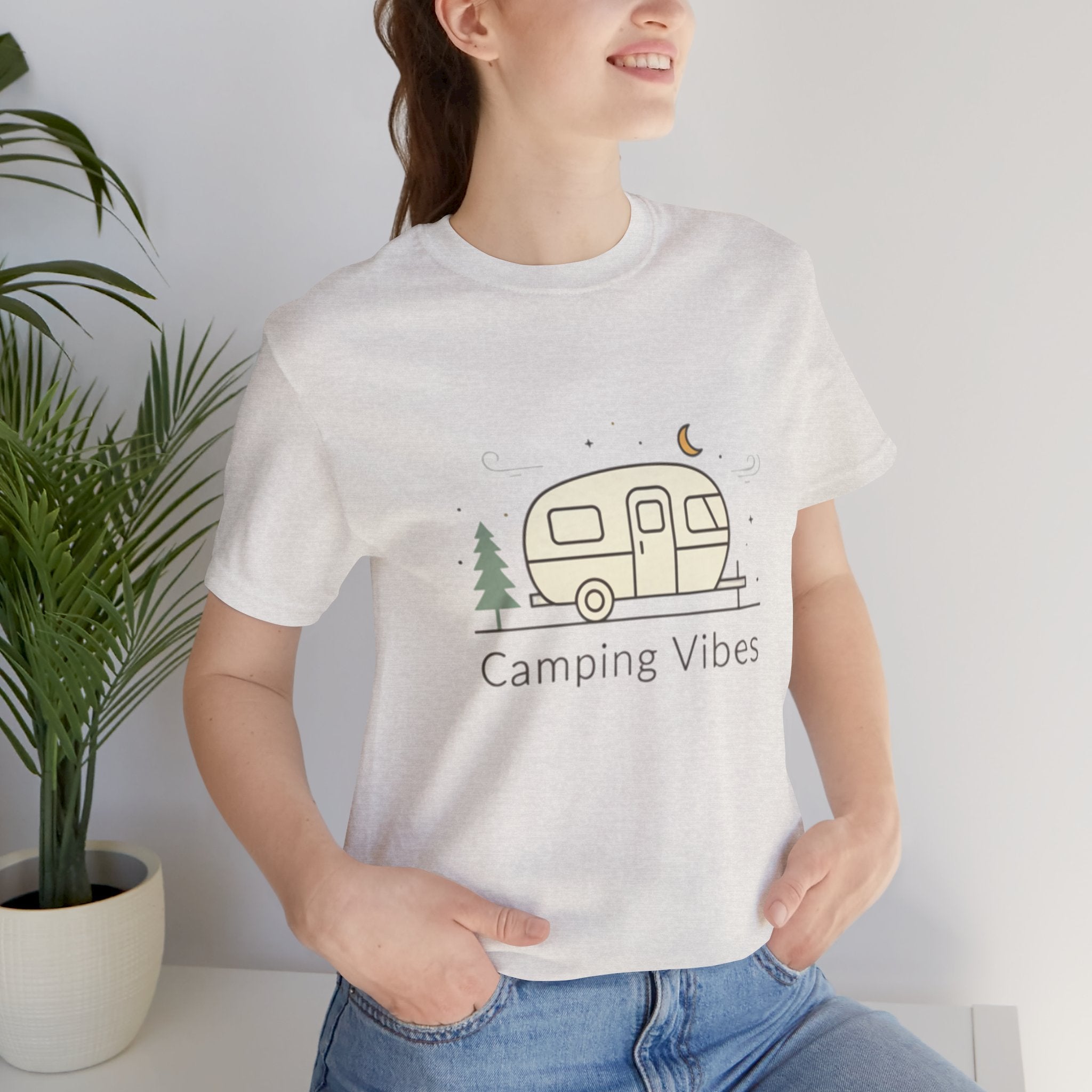Camping Vibes T-Shirt — Retro Camper Graphic Tee