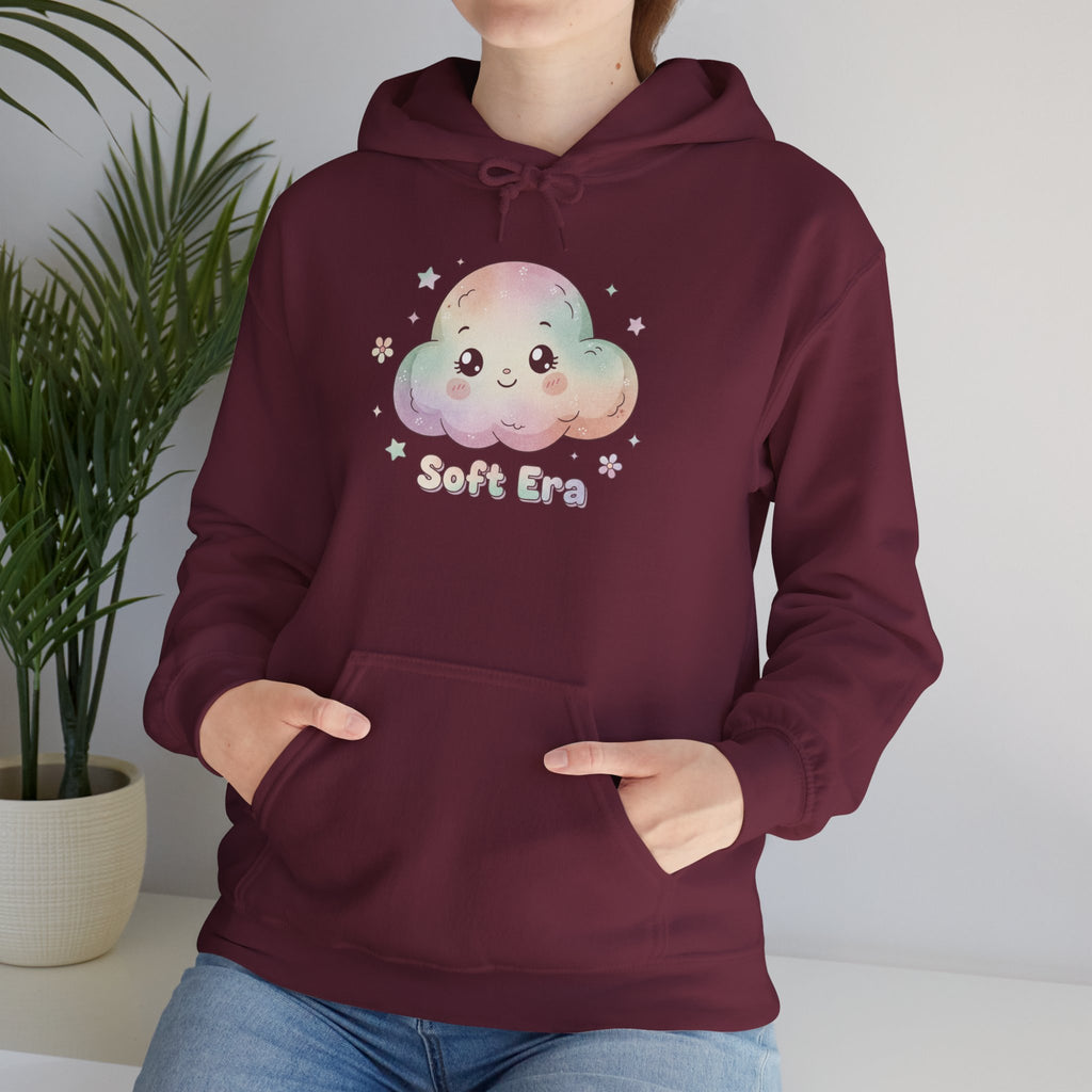 gentle cloud creature hoodie | wholesome surrealism, pastel kawaii