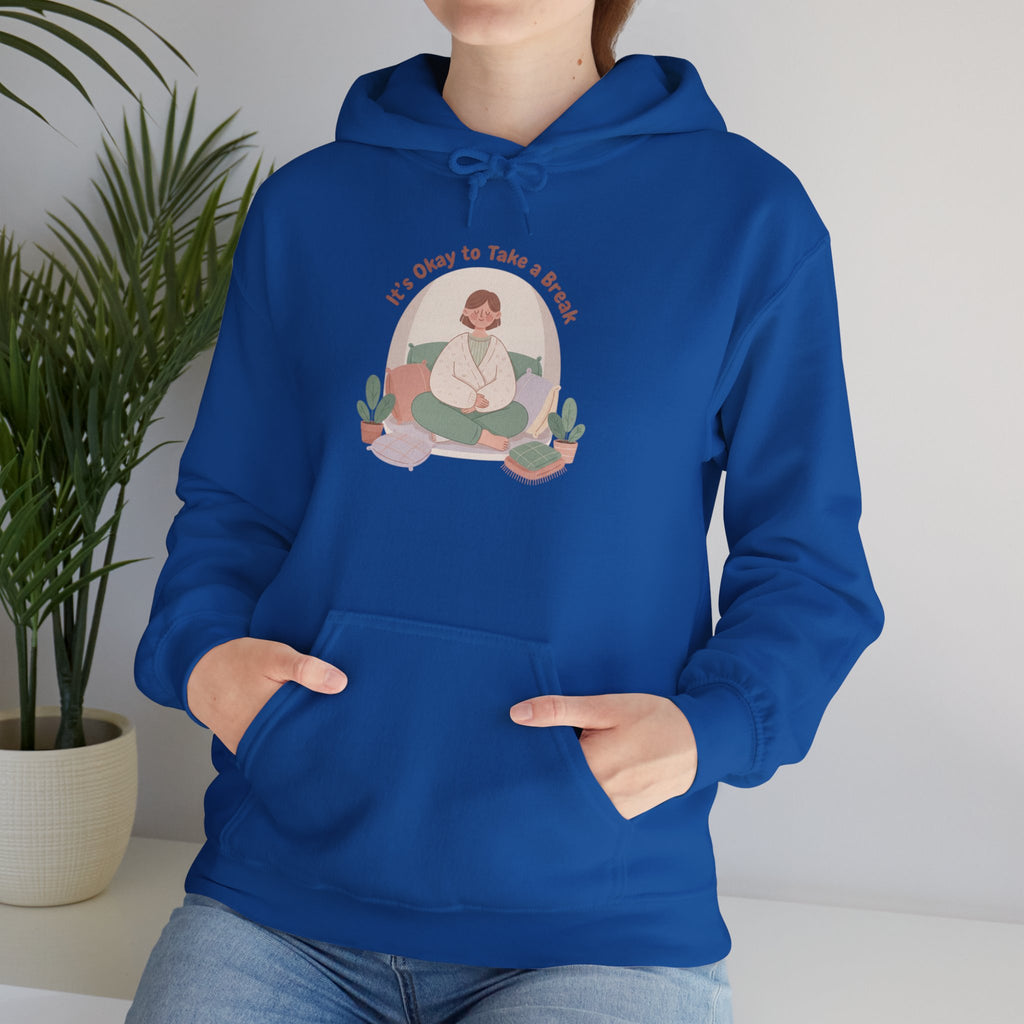 careful with me hoodie | burnout & mental health, self care sweatshirt