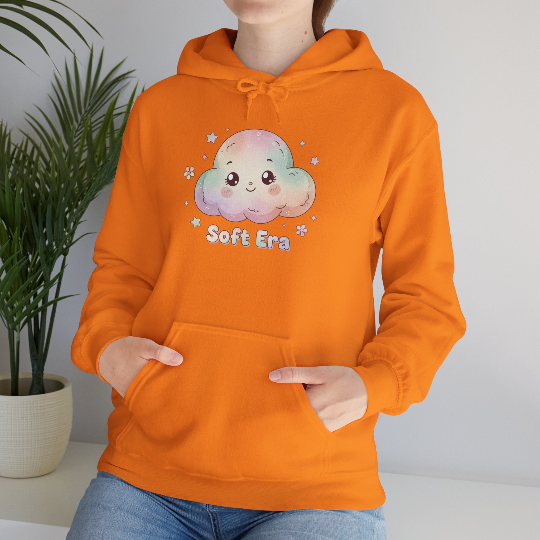 gentle cloud creature hoodie | wholesome surrealism, pastel kawaii
