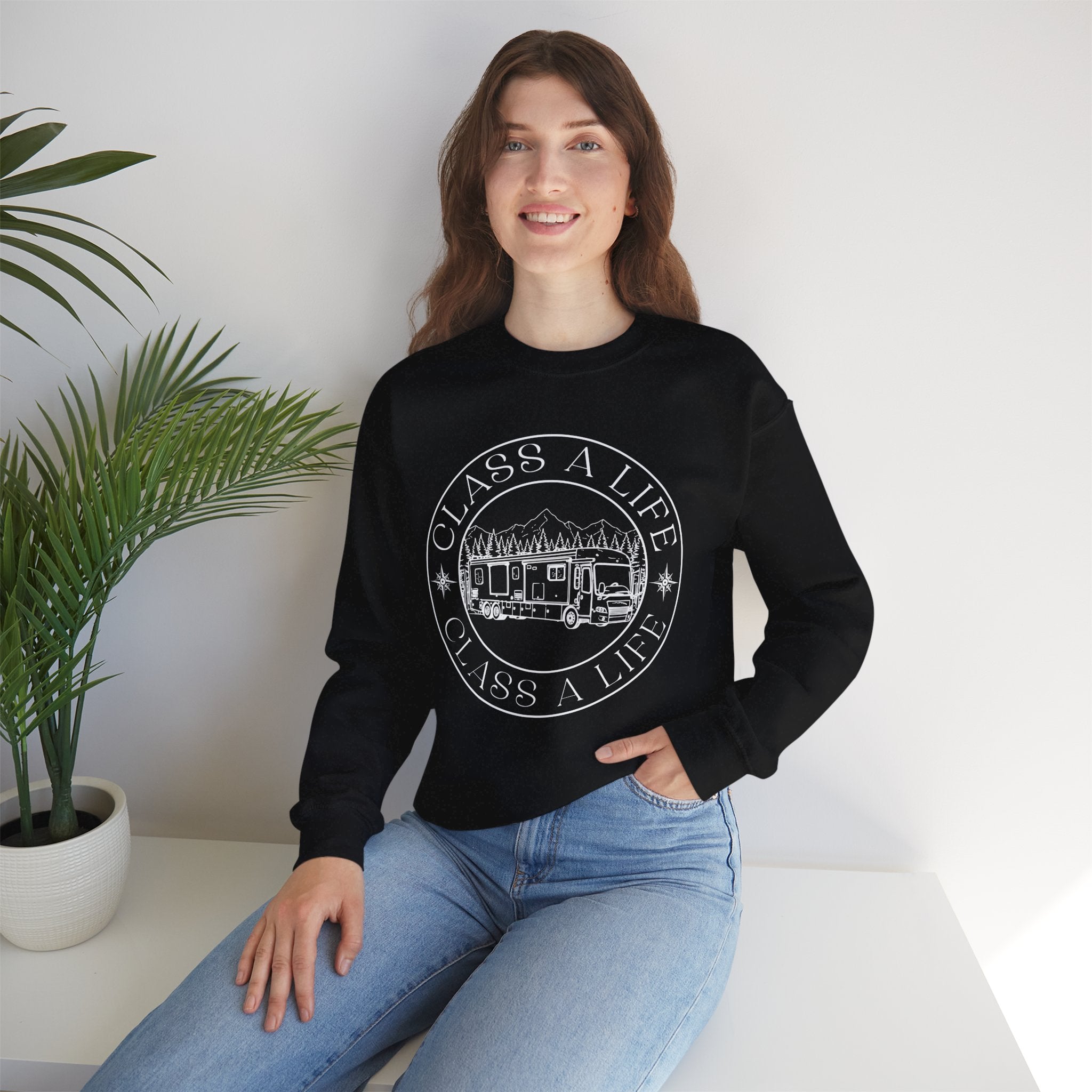 Class A Life RV Circle Graphic Sweatshirt