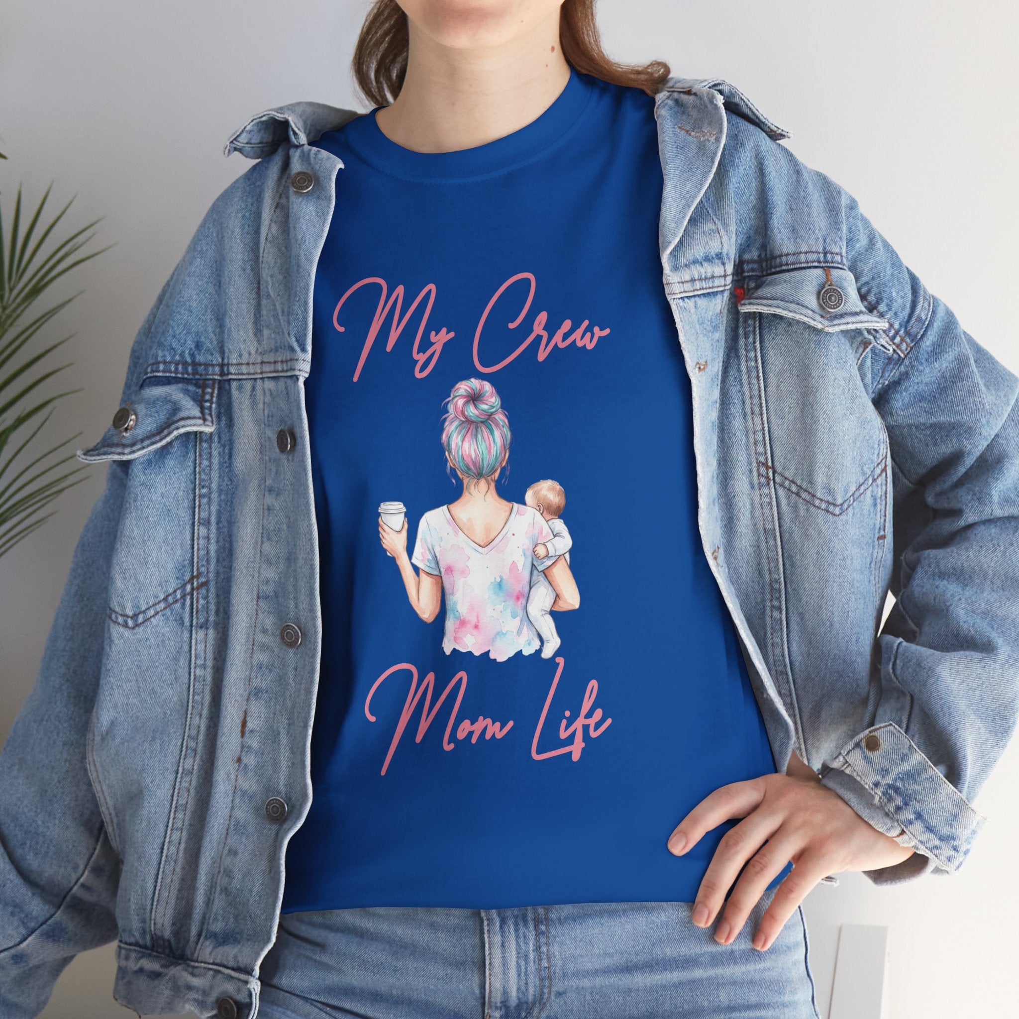 My Crew Mom Life Mom Bun Shirt