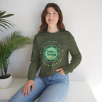 Sober & Thriving Badge Sweatshirt | dry January, sober curious