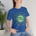 Sober and Thriving Tee | Dry January shirt, sober curious badge