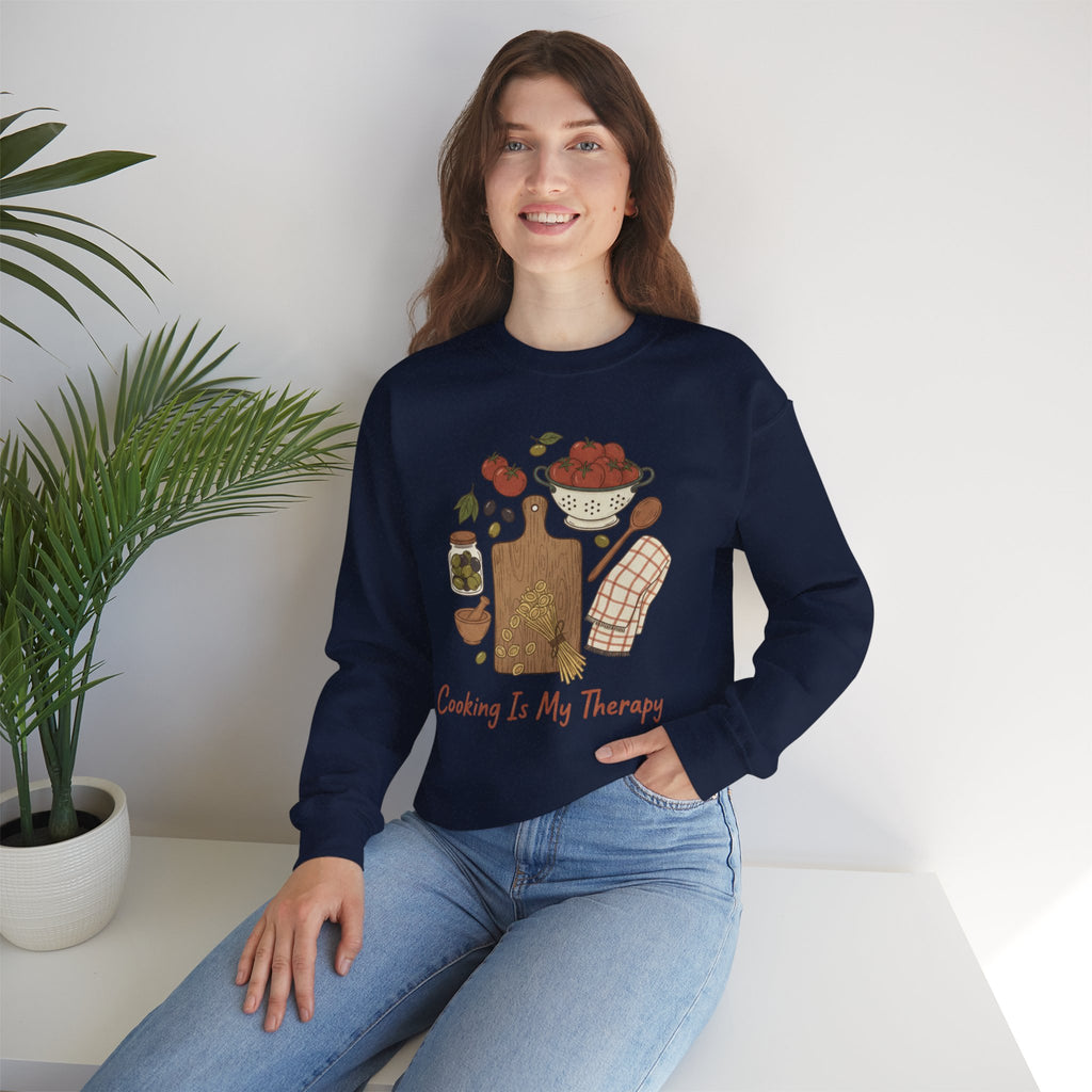 Cooking Is My Therapy Sweatshirt