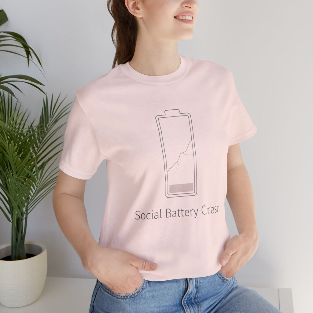 Social Battery Crash Tee