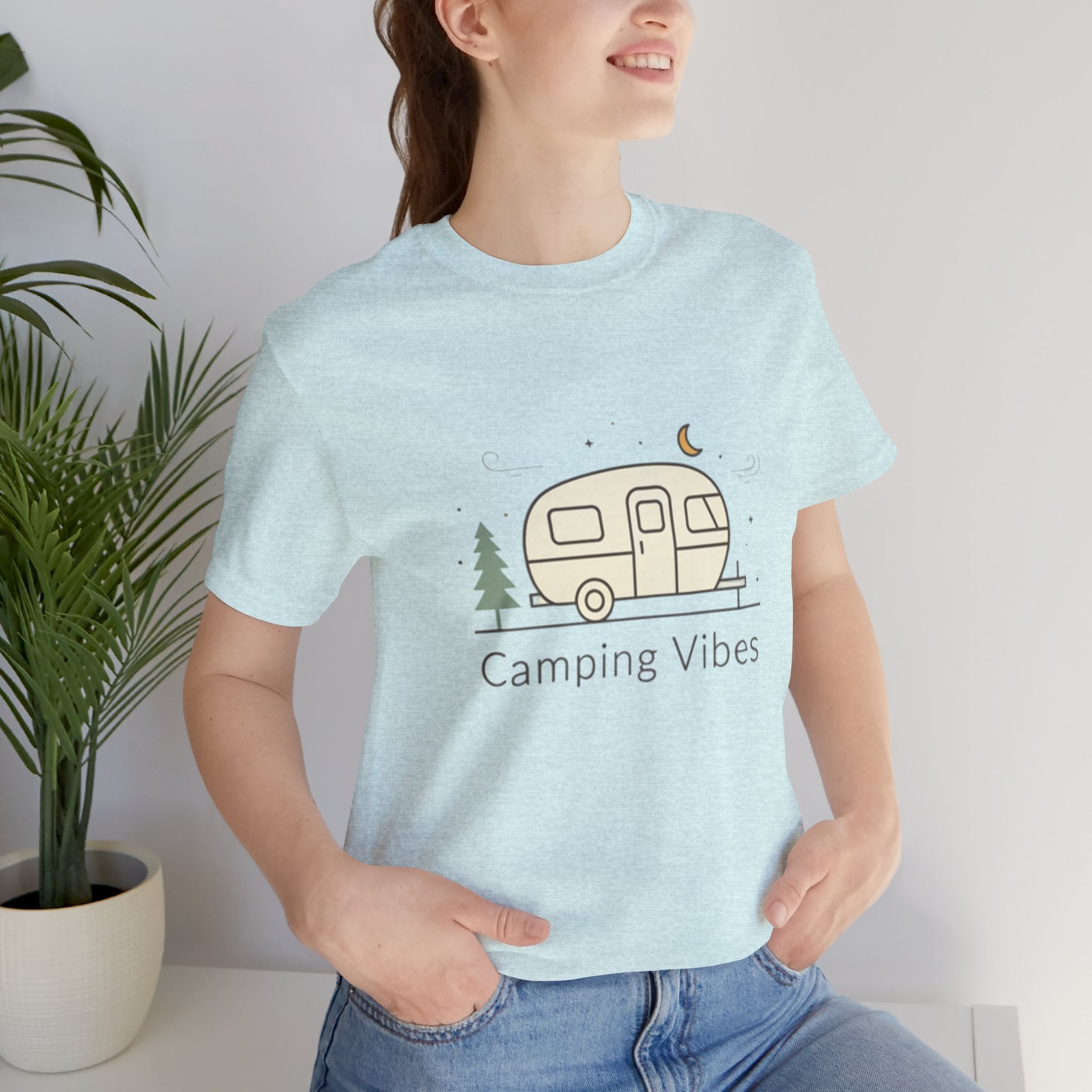 Camping Vibes T-Shirt — Retro Camper Graphic Tee