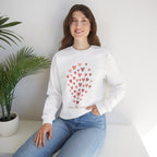 Love Me Lots Tiny Heart Cluster Sweatshirt
