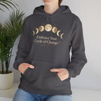 Lunar Rituals Moon Phases Hoodie | celestial wellness, ritual calendar