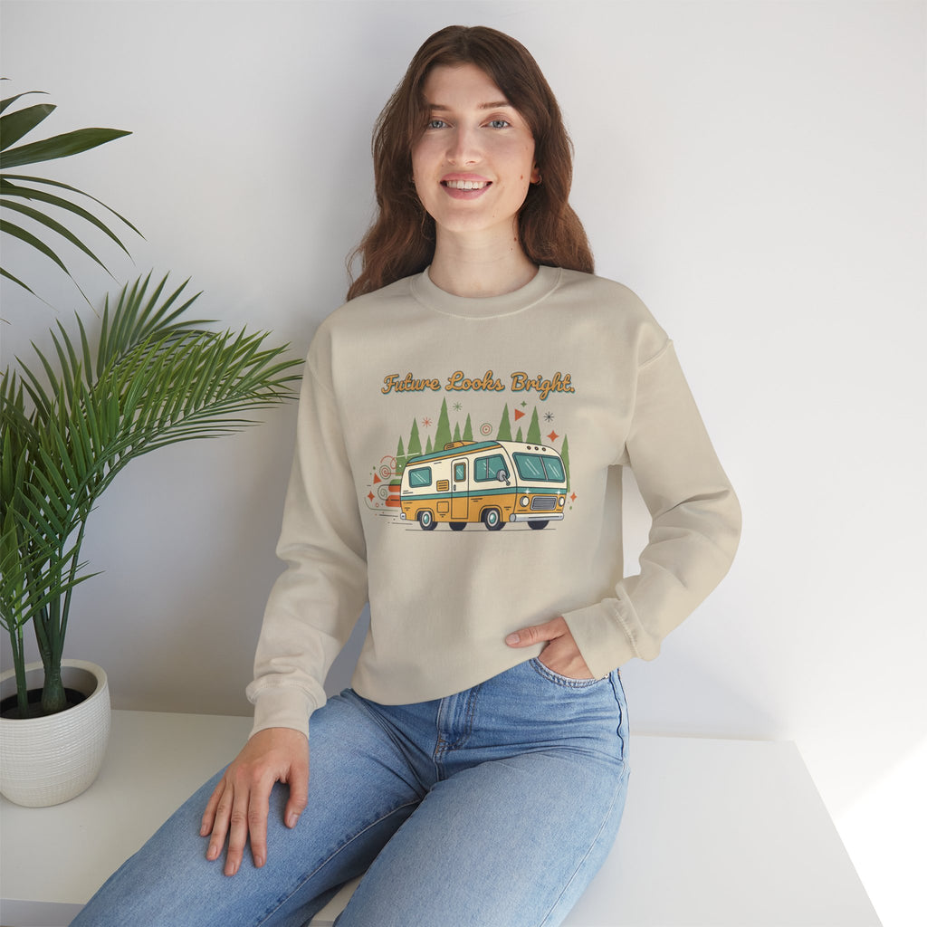 Future Looks Bright RV Camper Graphic Crewneck
