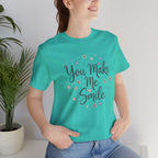 You Make Me Smile Tee | handwritten doodle, sketch aesthetic