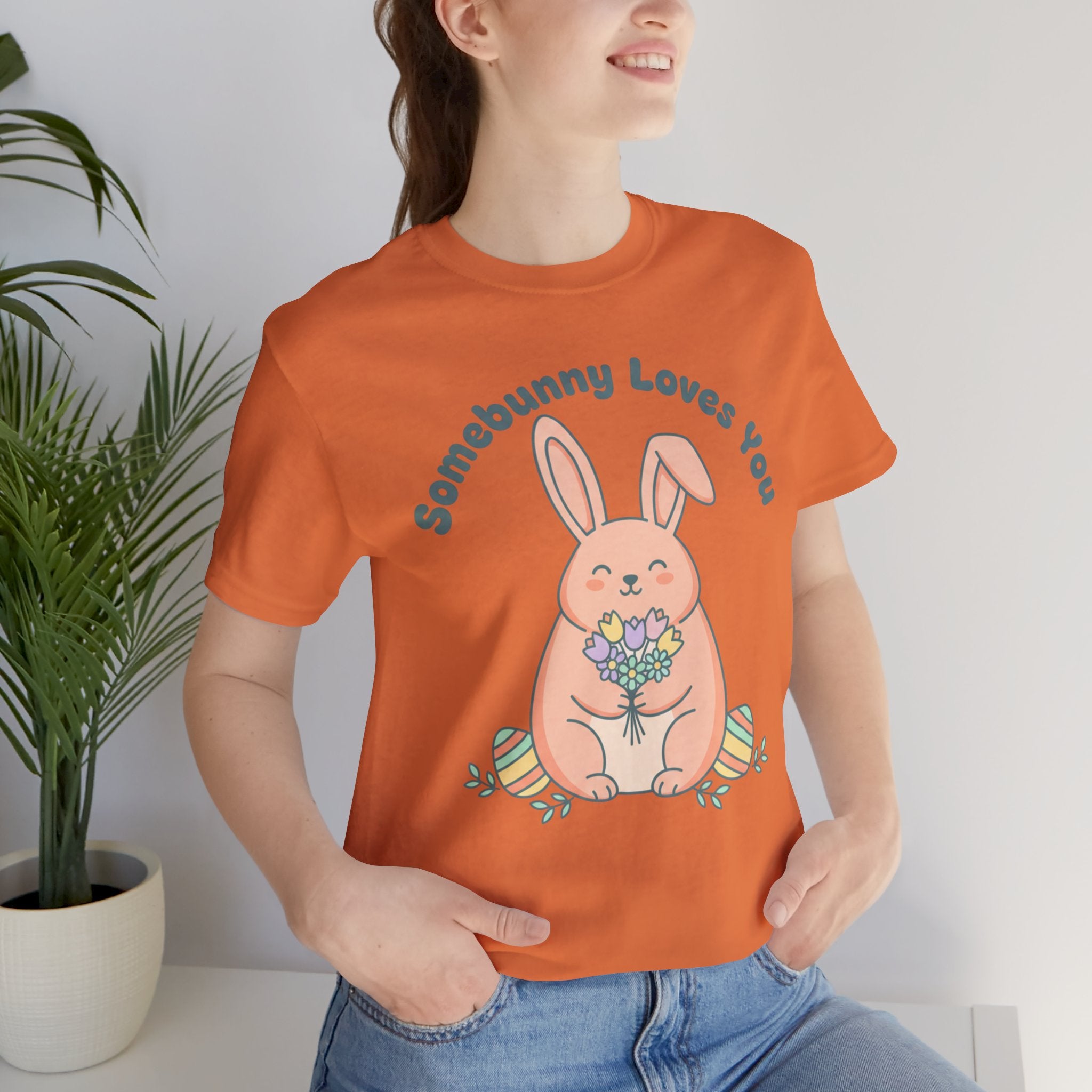 Somebunny Loves You Easter Tee — Cute Bunny Holiday Shirt