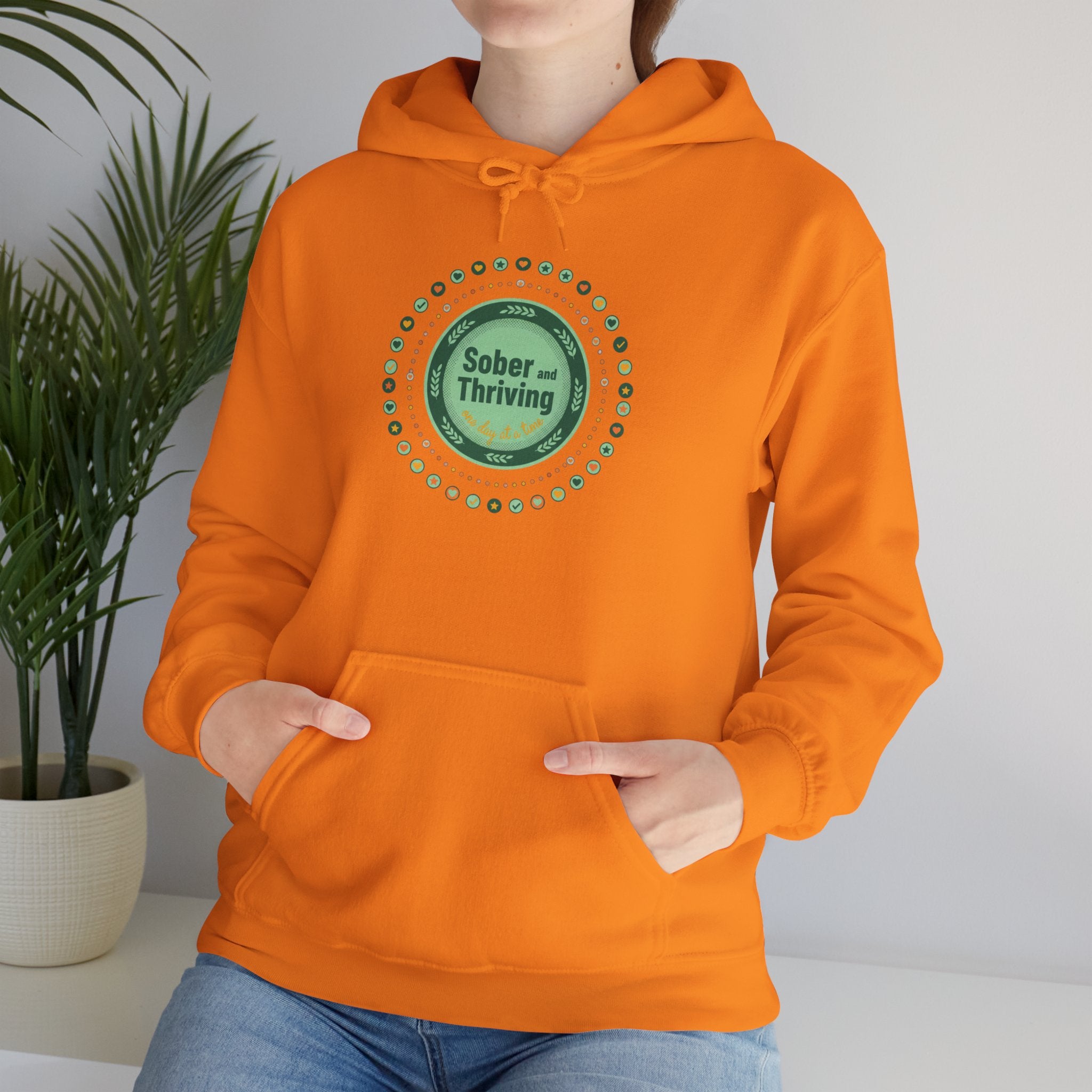 Sober & Thriving Hoodie | Dry January, Sober Curious Badge