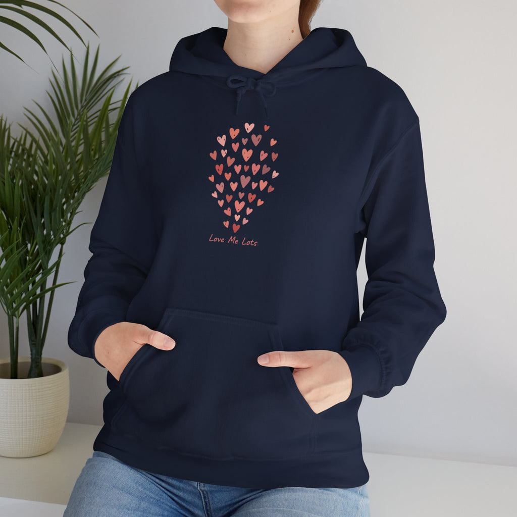 Love Me Lots Tiny Heart Cluster Hoodie