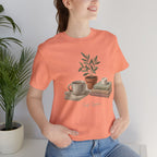 Gouache Still Life with Mugs & Books Safe Space T-Shirt