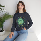 Sober & Thriving Badge Sweatshirt | dry January, sober curious