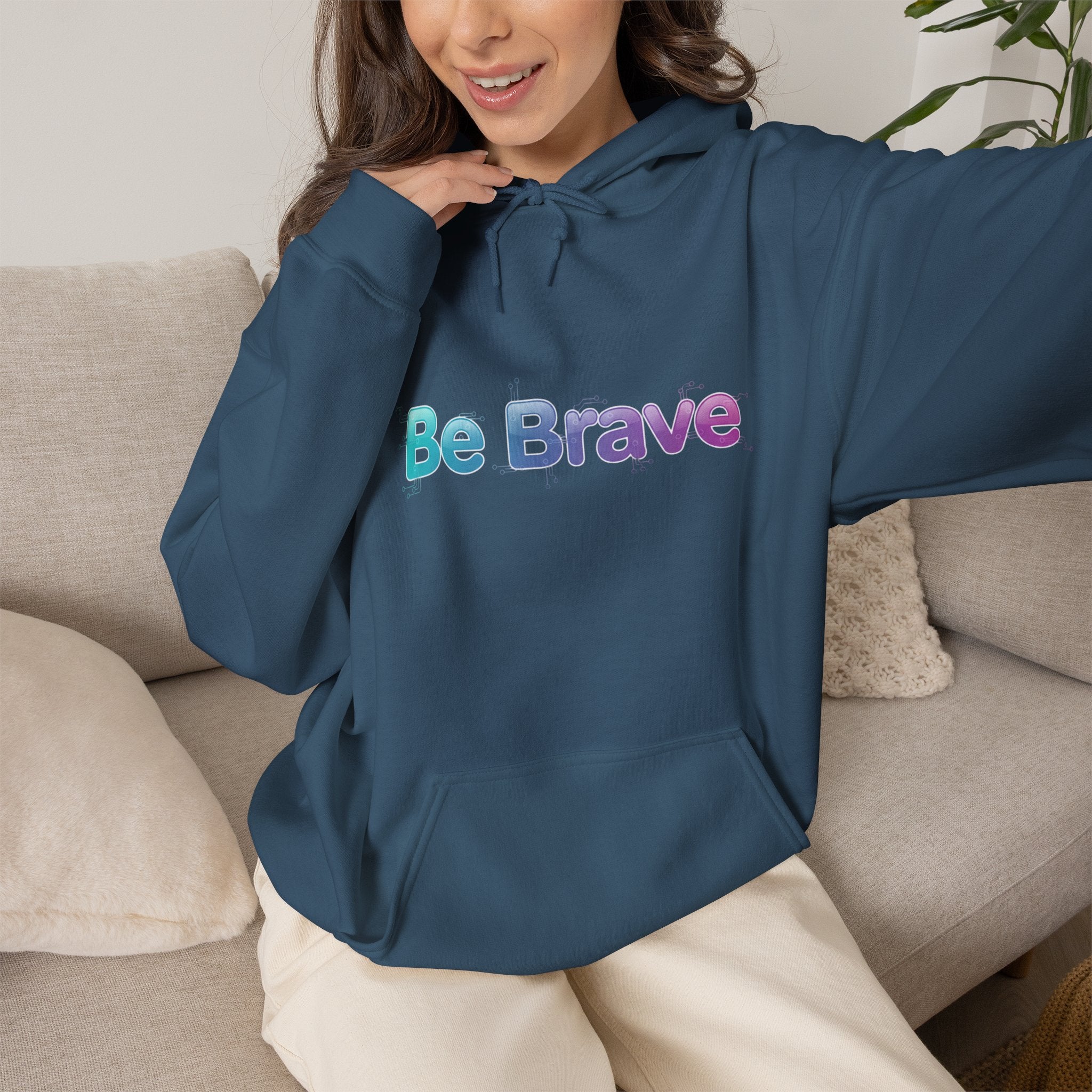 Be Brave Gradient Hoodie