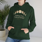 Lunar Rituals Moon Phases Hoodie | celestial wellness, ritual calendar