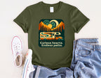 Curious Hearts Endless Paths T-Shirt | Class C RV Design