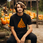 Christmas Pumpkin Tree Shirt, Holiday Fall Festive Tee, Xmas Winter Thanksgiving Tshirt, Halloween Seasonal Top, Autumn Festivity Apparel