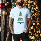 Affirmation Christmas Tree T-Shirt | Holiday Positive Message